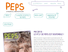 Tablet Screenshot of pepsmagazine.com